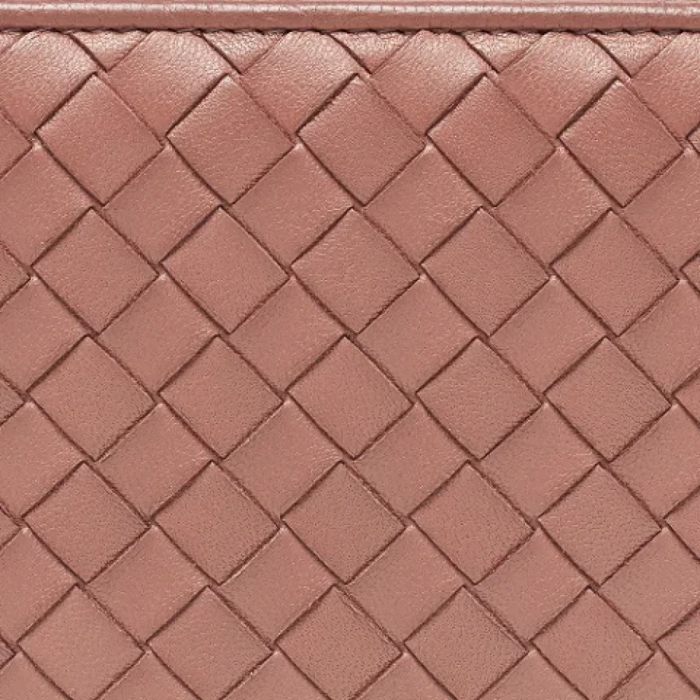 Bottega Veneta Vintage Pre-owned Fabric wallets Pink Dames