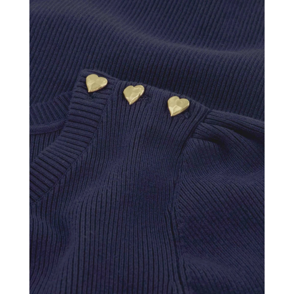 Fabienne Chapot Lillian Korte Mouw Pullover Blue Dames