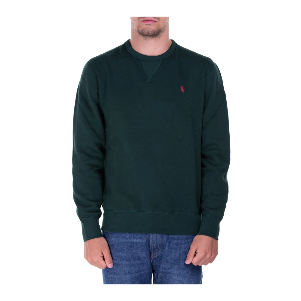 Polo Ralph Lauren Collegegrön Sweatshirt, 60% Bomull 40% Polyester Green, Herr
