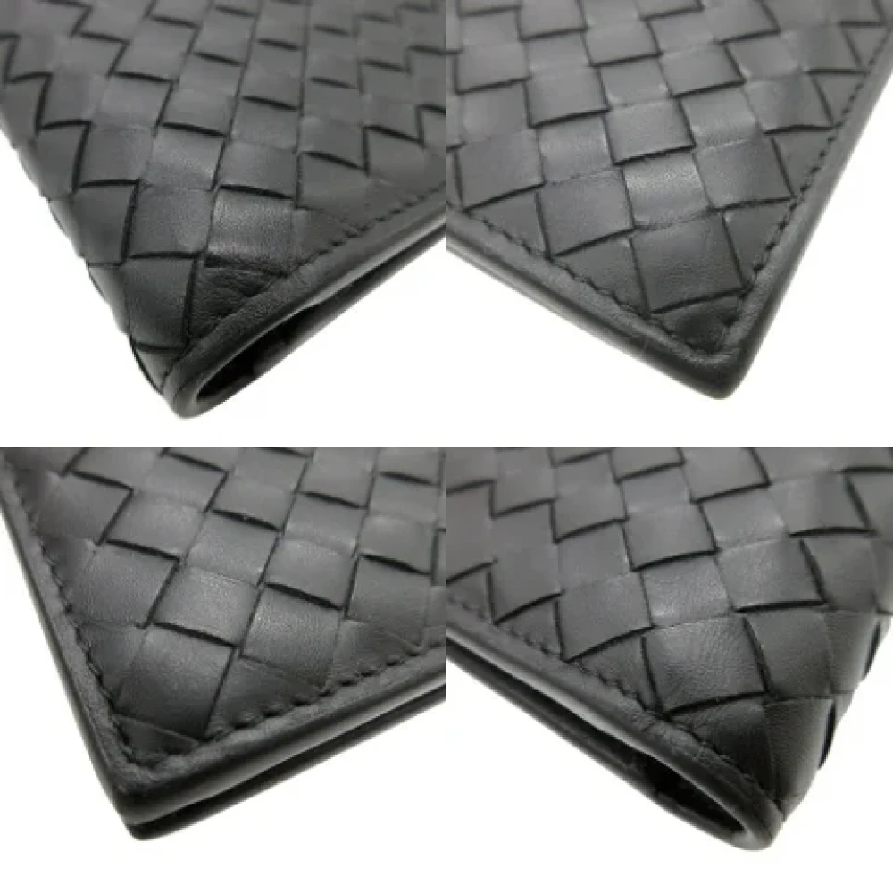 Bottega Veneta Vintage Pre-owned Leather wallets Black Heren