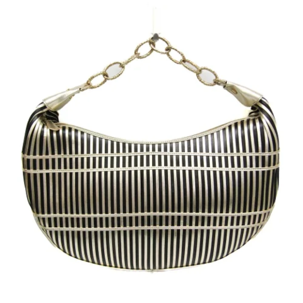 Valentino Vintage Pre-owned Leather shoulder-bags Black Dames