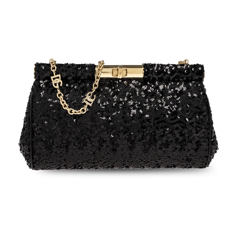 Dolce & Gabbana Schoudertas Marlene Medium Black Dames