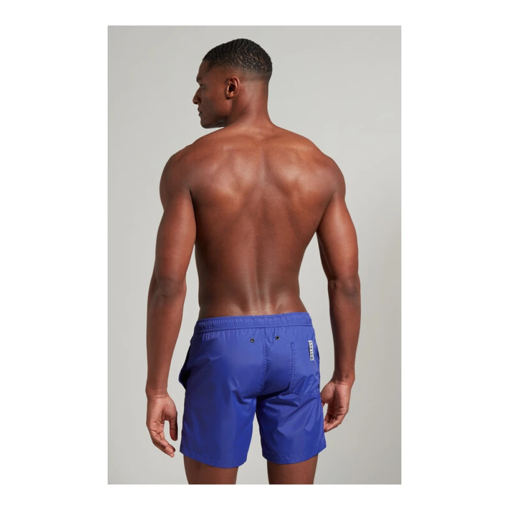 Bikkembergs Zijlogo Zwemshorts Multicolor Blue Heren