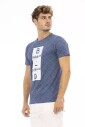 tee-shirt-en-coton-bleu-chic