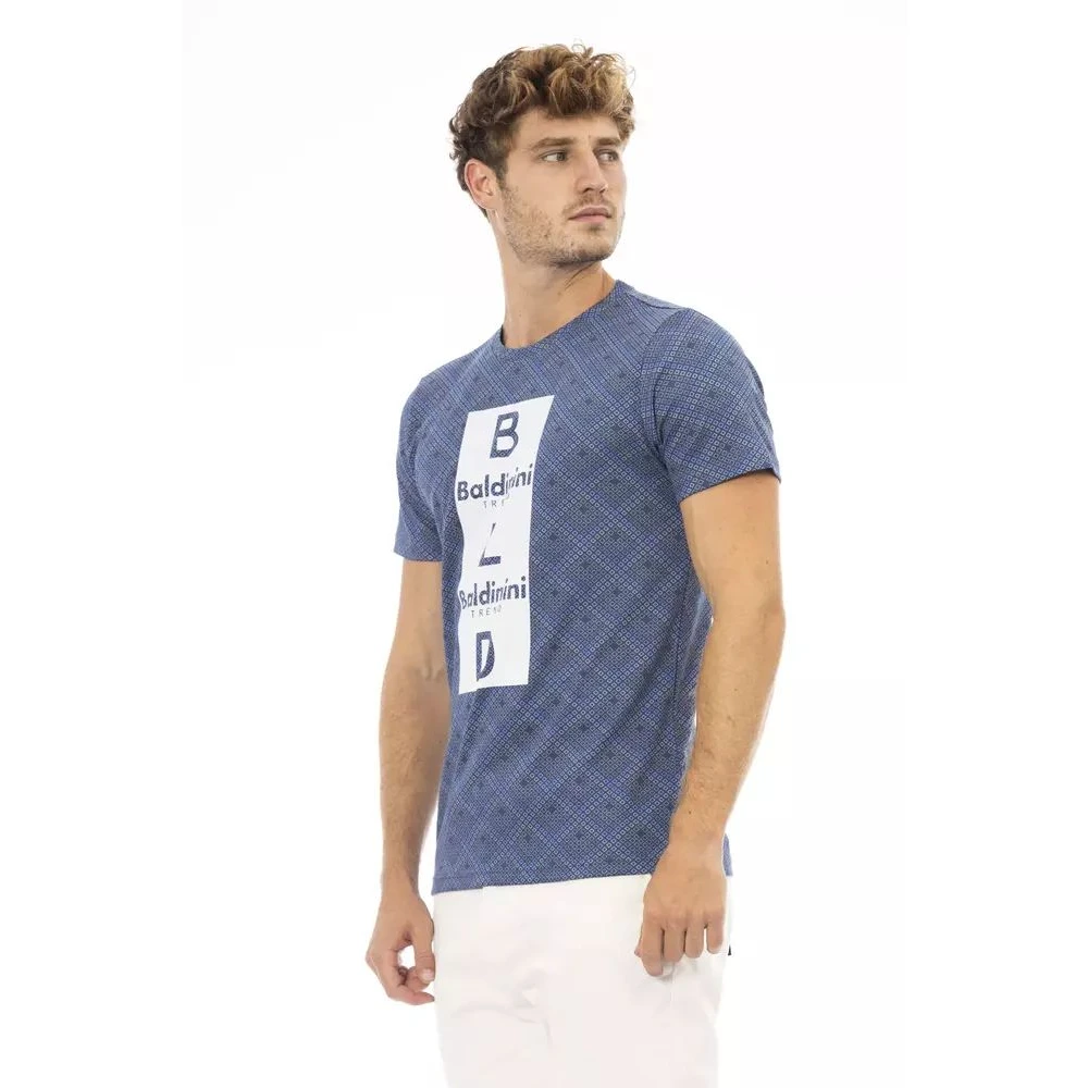 Baldinini Chique blauw katoenen shirt Blue Heren