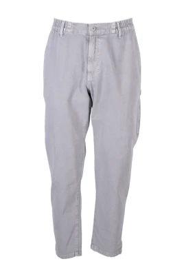 Snygga Gråa Cargo Denimbyxor