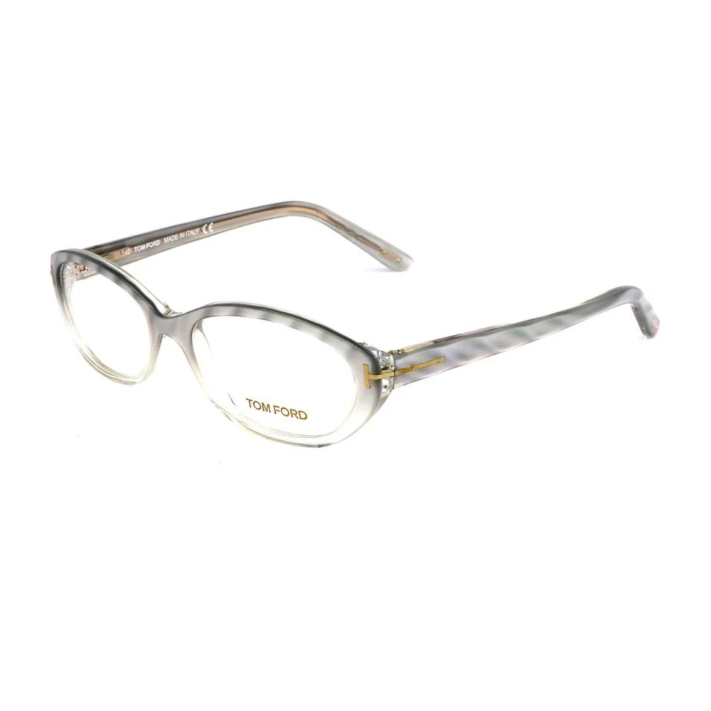 Tom Ford Grijze Acetaatframe Bril met Wijzerplaat Gray Dames