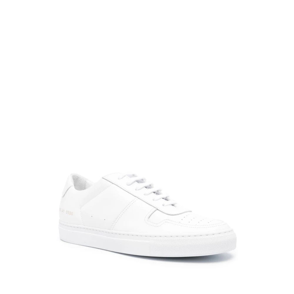 Common Projects Witte Leren Lage Sneakers White Heren