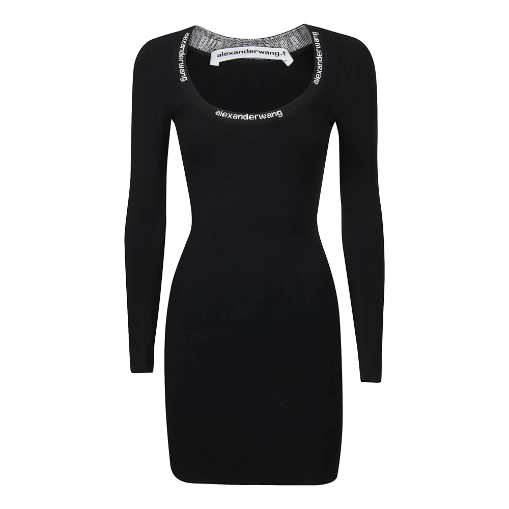 T by Alexander Wang Short Dresses Black, Dam