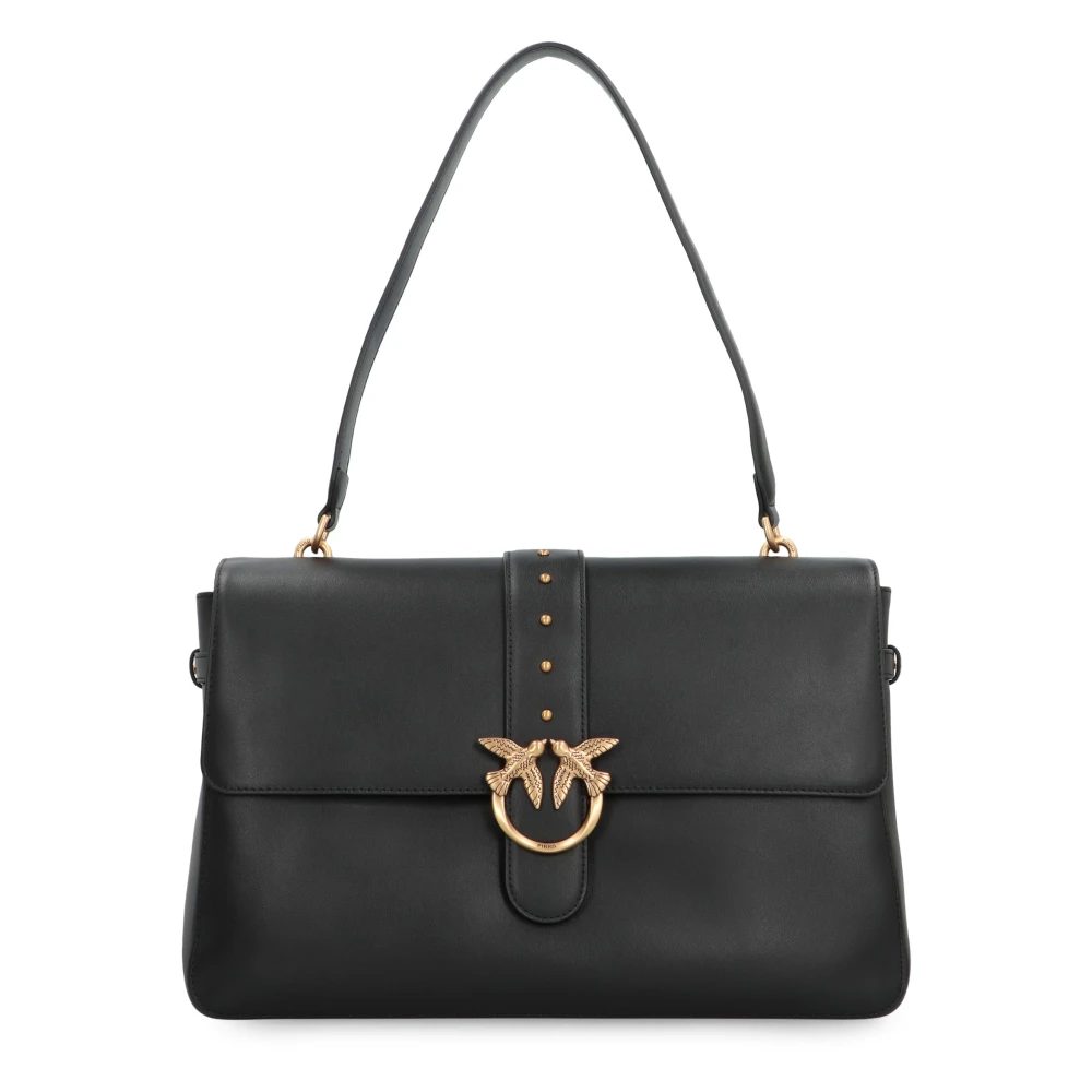 Pinko Women's Black Maxi Love Bag Slouchy