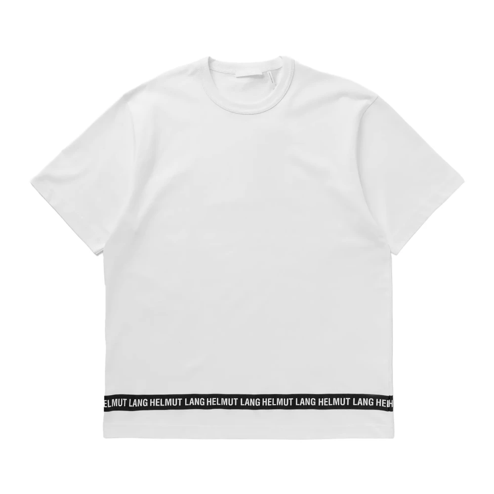 Helmut Lang White T-Shirts, Male, L, T-Shirt