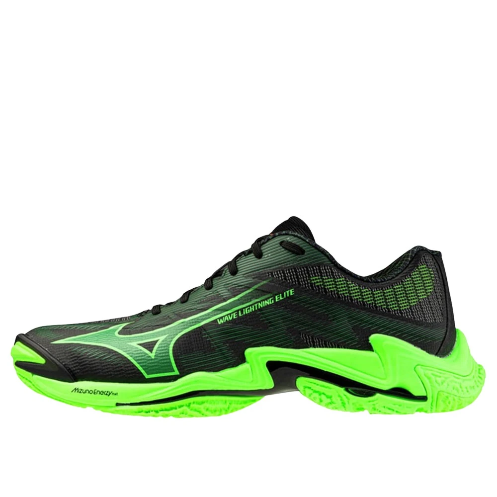 Mizuno Black Trainers, Male, 9 Uk, Wave Lightning Elite