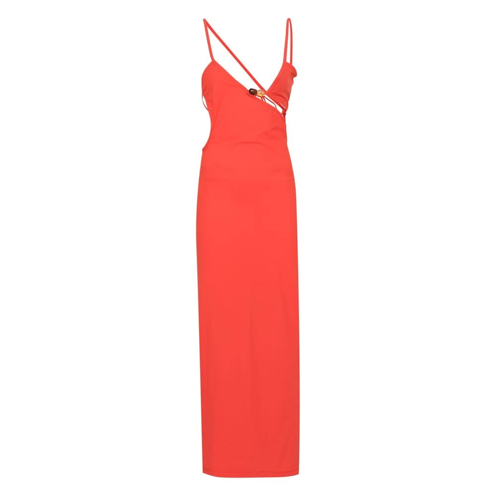 Christopher Esber Rode Criss-Cross Cut-Out Rok Red Dames