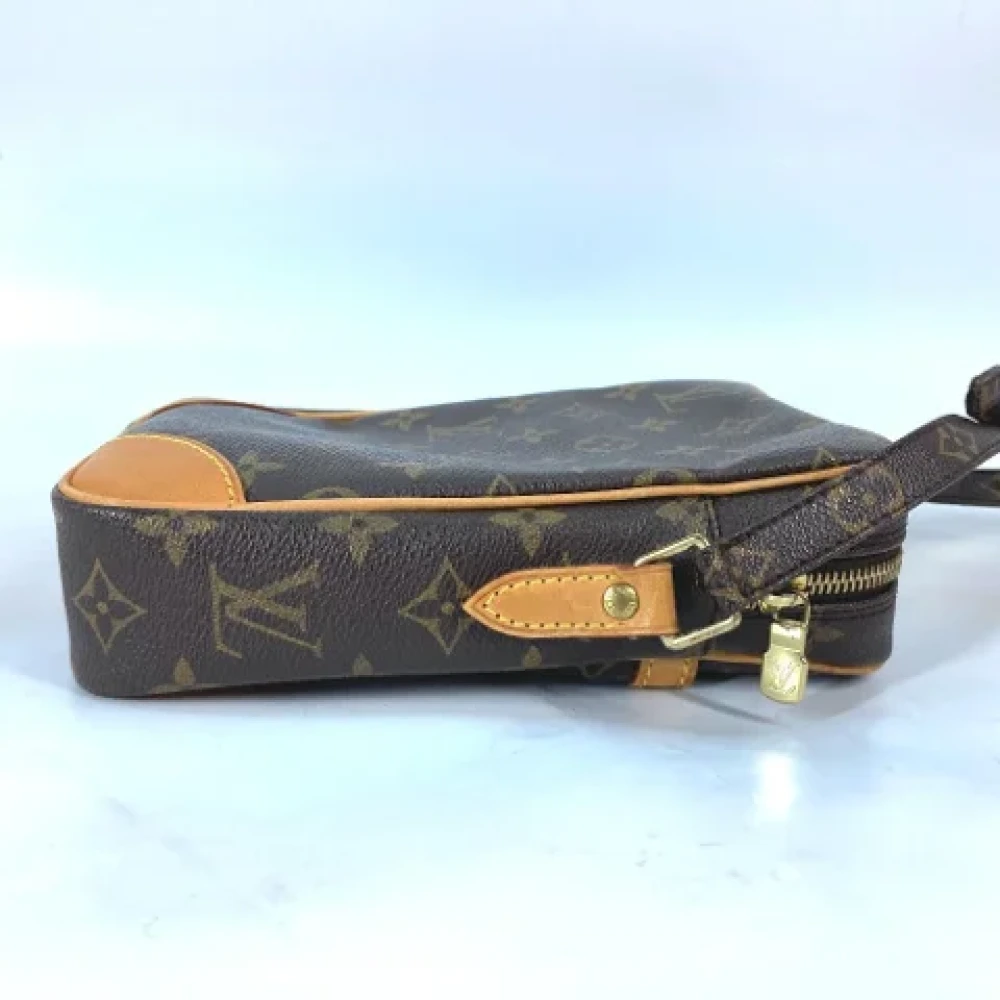 Louis Vuitton Vintage Pre-owned Cotton louis-vuitton-bags Brown Dames