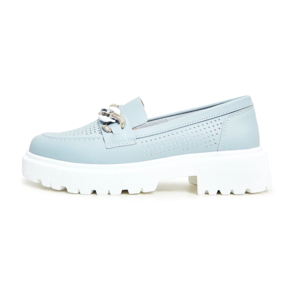 Cesare Gaspari Blå Casual Loafers Blue, Dam