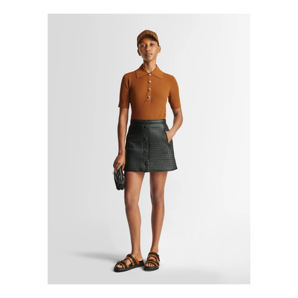 Fusalp Vera Poloshirt MET Korte Mouwen Brown Dames