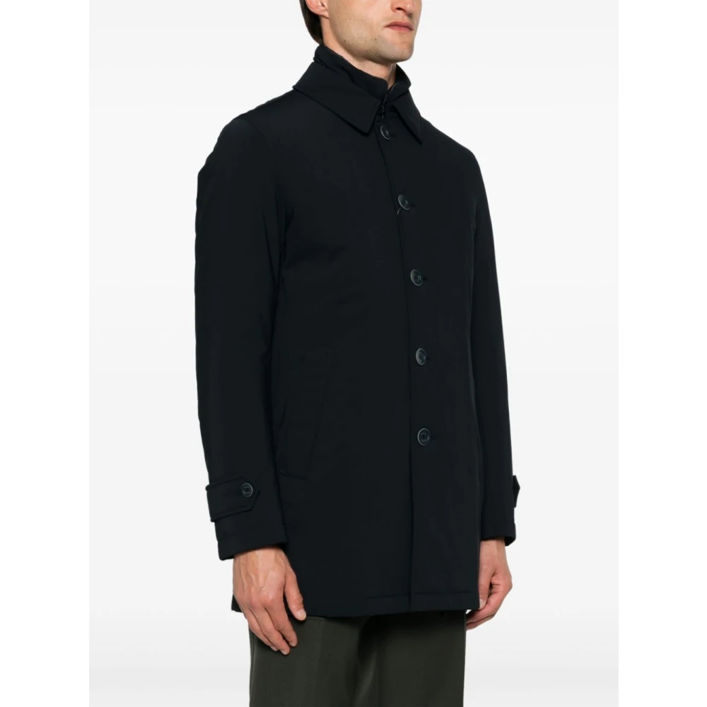 Herno Blauwe Pufferjas Blue Heren