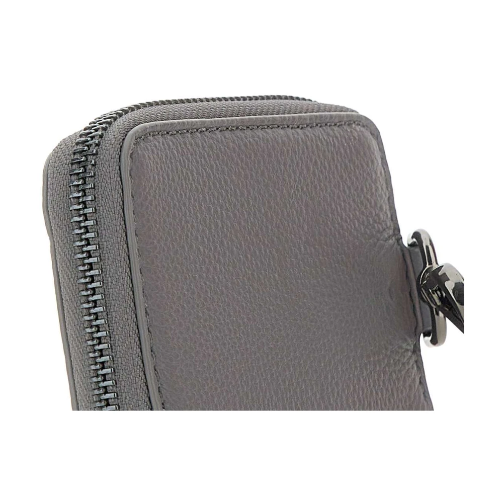 Gianni Chiarini Grain Leather Maxi Portemonnee Gray Heren