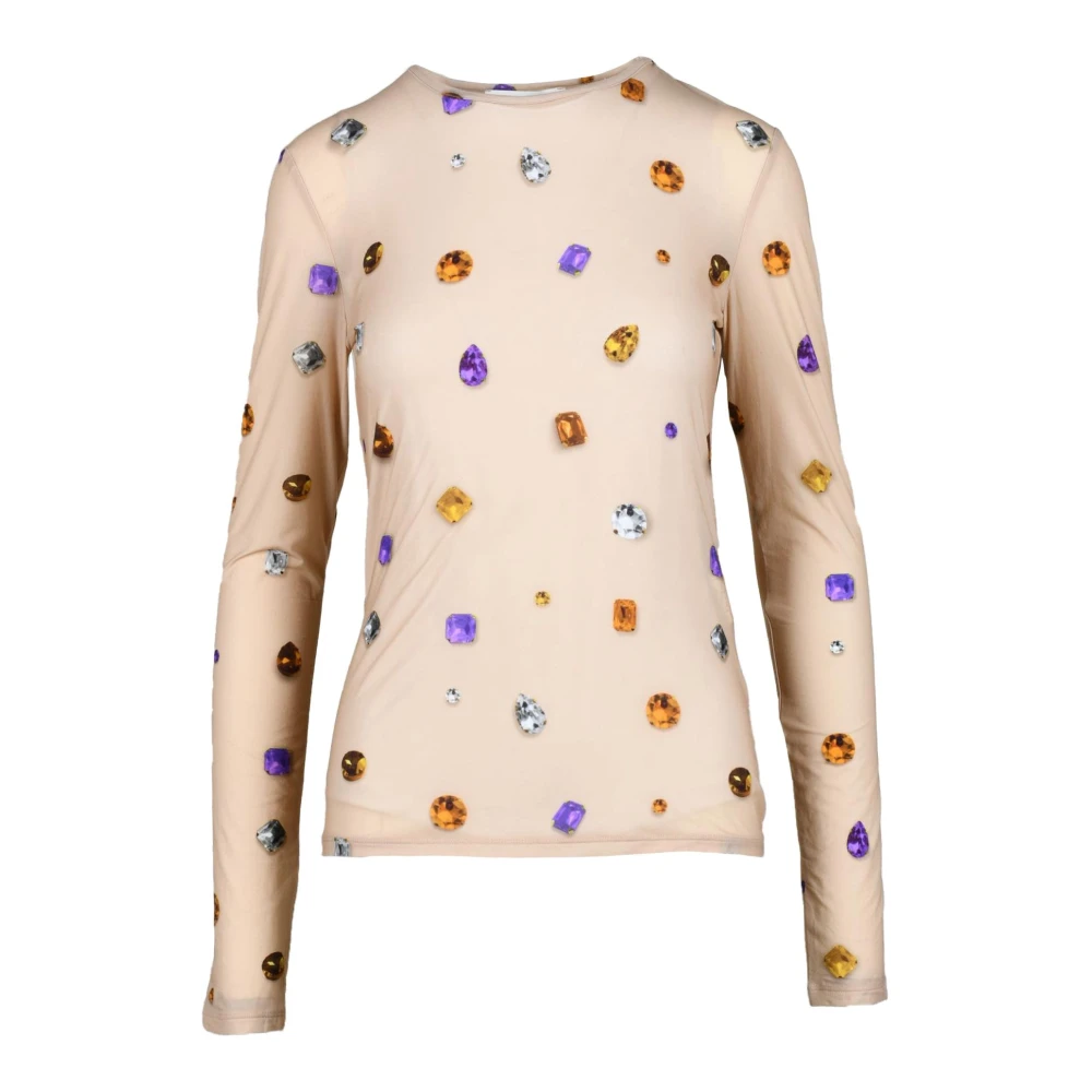 SPORTMAX Elegante Blouse met Stretchstof Multicolor Dames
