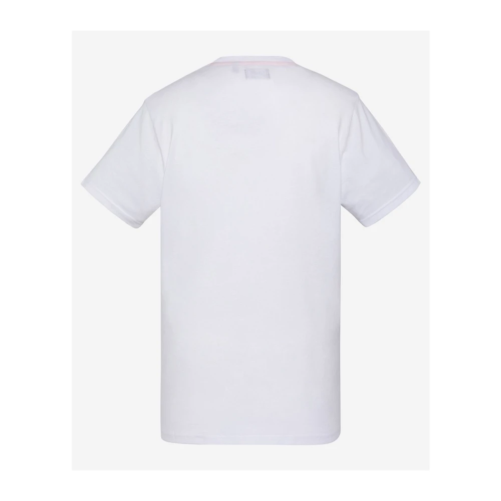 Schott NYC Katoenen T-shirt Toby White Heren