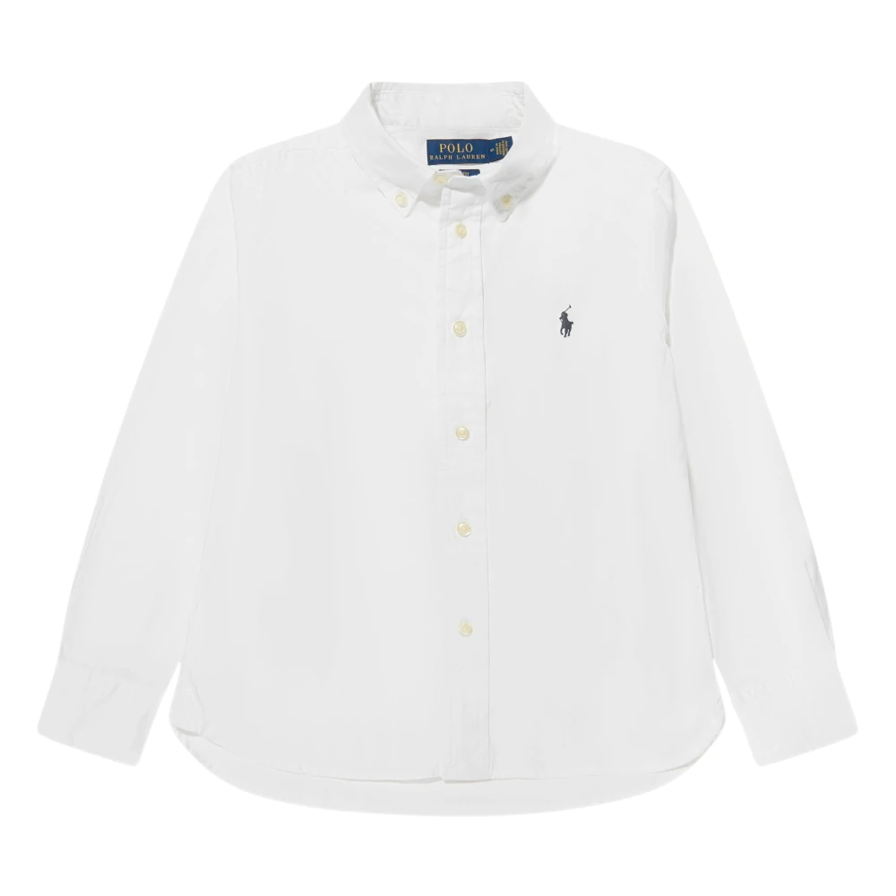Ralph Lauren Men's White Slim Fit Oxford Shirt