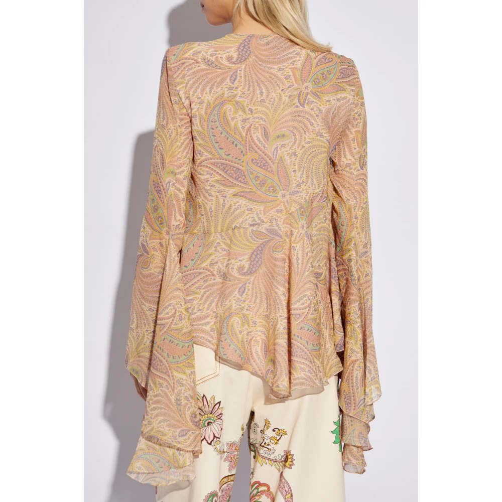 ETRO Gestreepte top met losse pasvorm Multicolor Dames