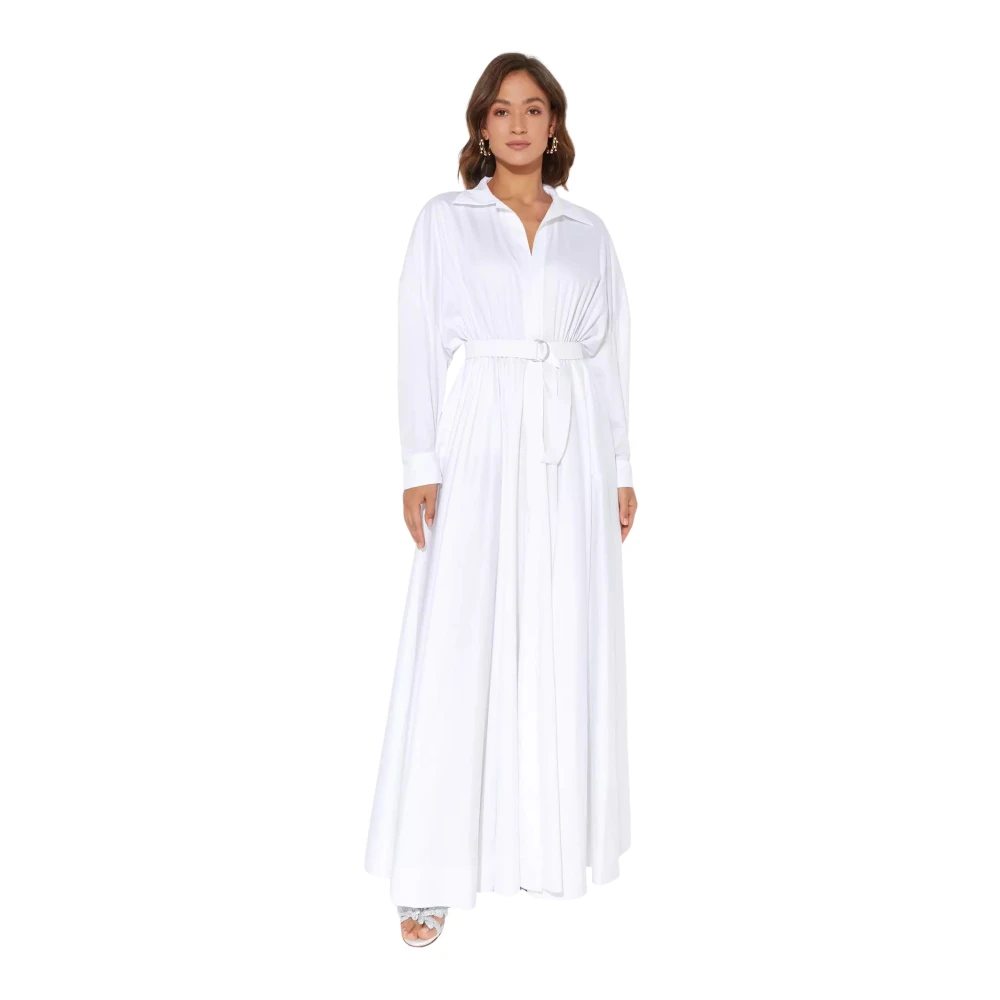 Norma Kamali Witte Oversized Boyfriend Shirtjurk White Dames