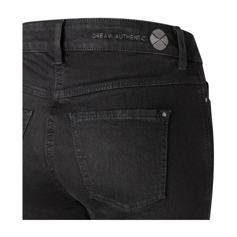 MAC Wijde Authentieke Jeans Black Dames