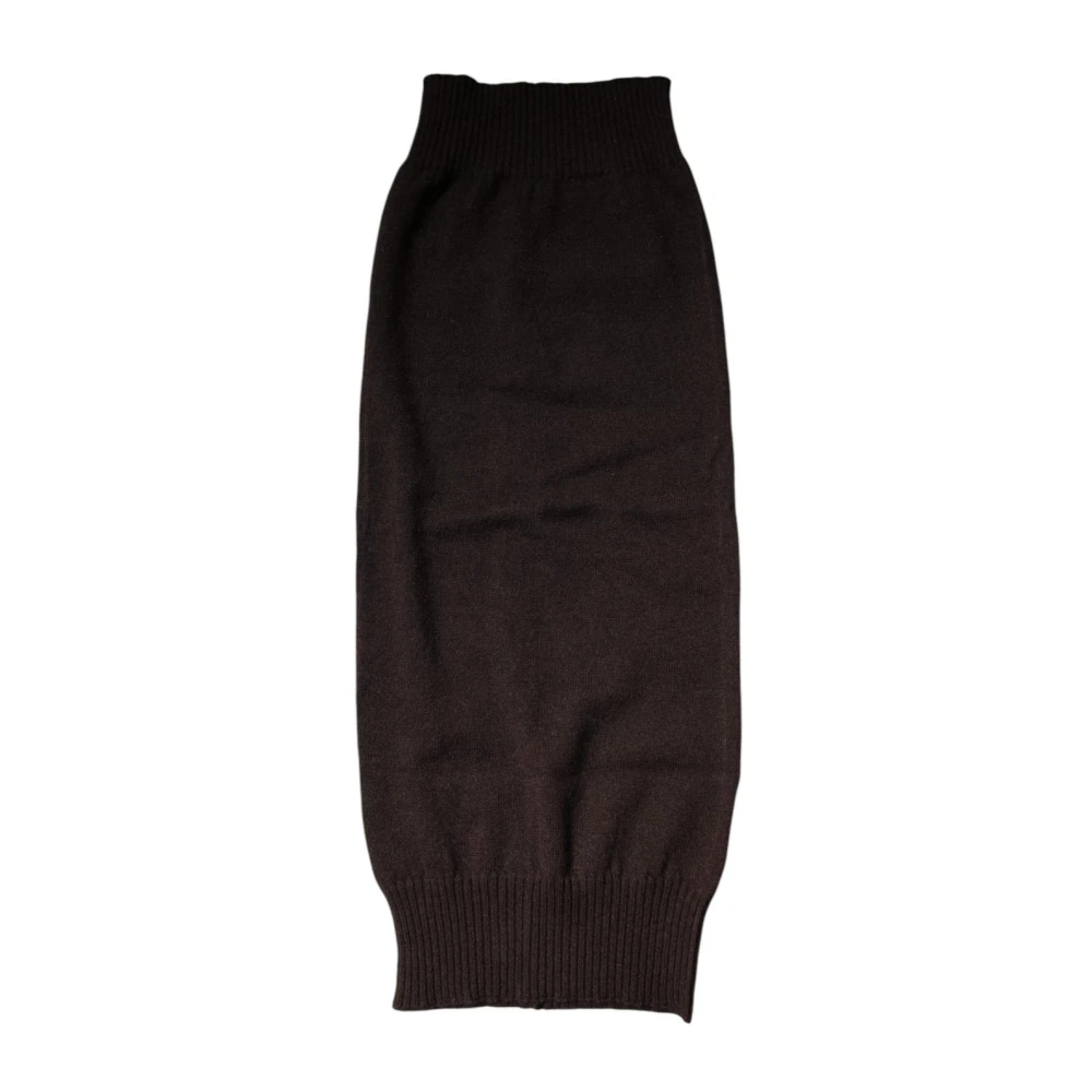 Dolce & Gabbana Mannelijk Zwart Accessoires Heren, One Size, Kasjmier, Luxueuze Kasjmier Nekwarmer Sjaal