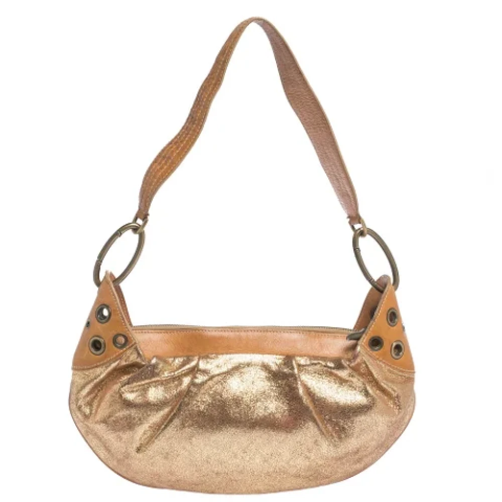 Moschino Pre-Owned Pre-owned Leather shoulder-bags Yellow Dames