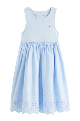 Broderie Anglaise Combi Klänning