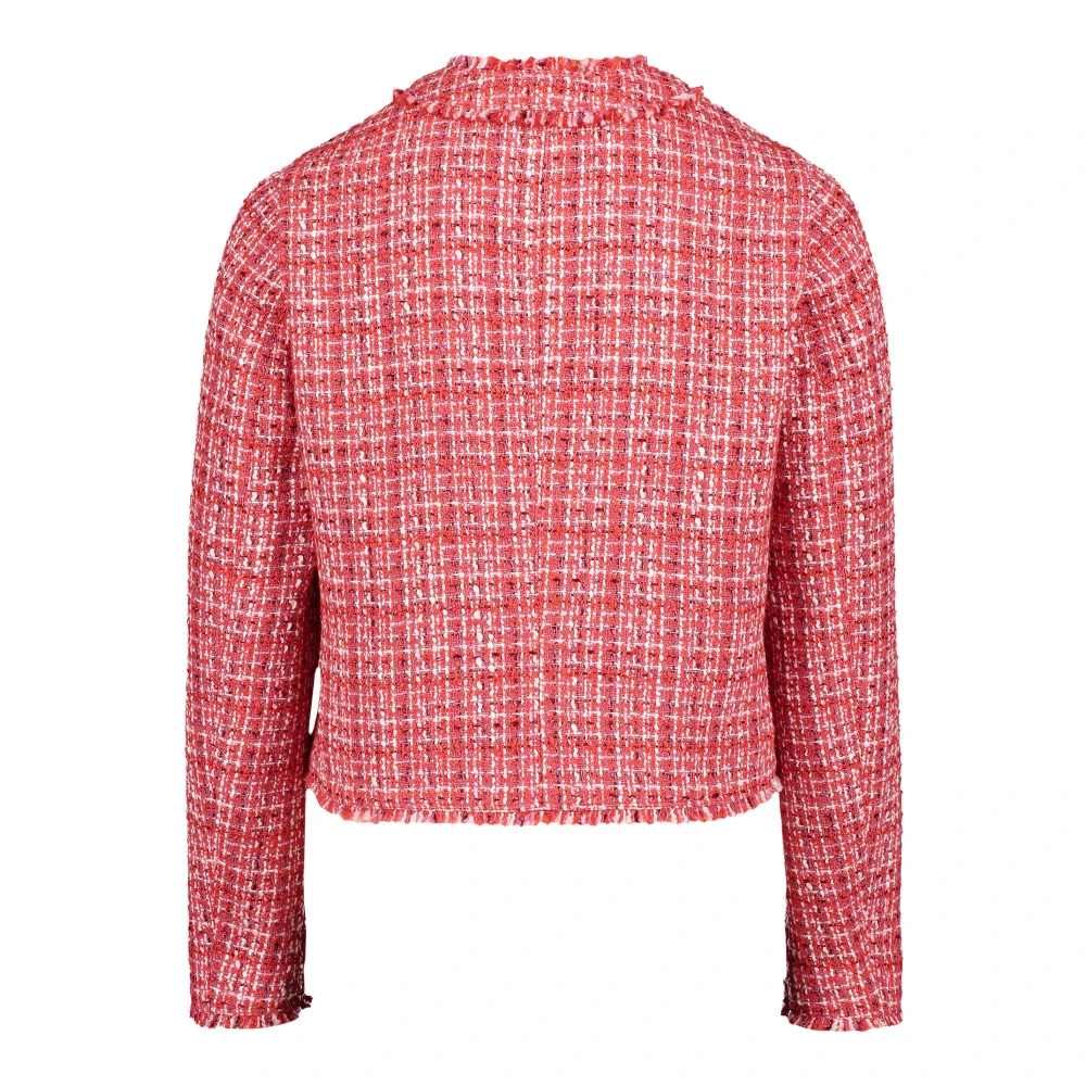 Betty Barclay Fringe Blazer Jas Red Dames