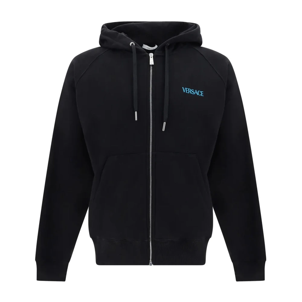 Versace Men's Black Sweatshirts Clothing Ss24