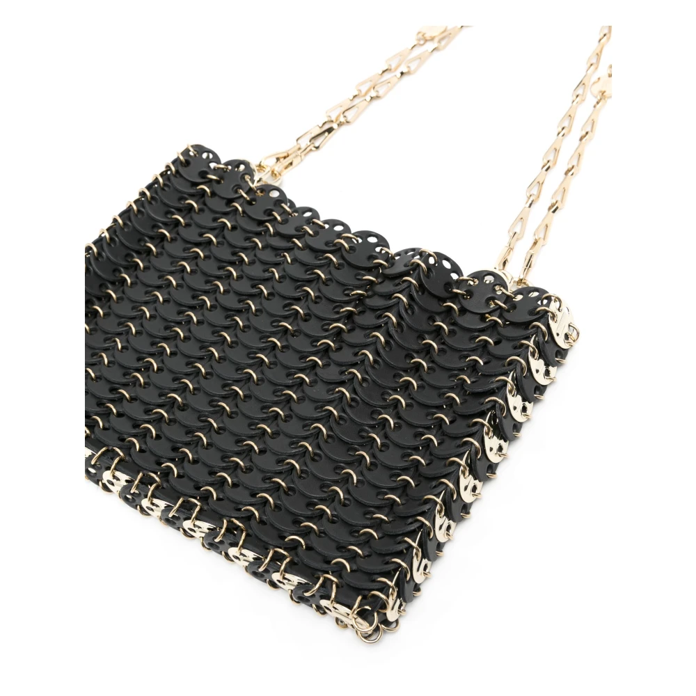 Paco Rabanne Zwart Goud Handtas Black Dames
