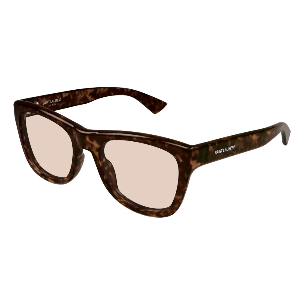 Saint Laurent Women's Brown Square Havana Sunglasses - Sunglasses - 54 Mm - Accessories