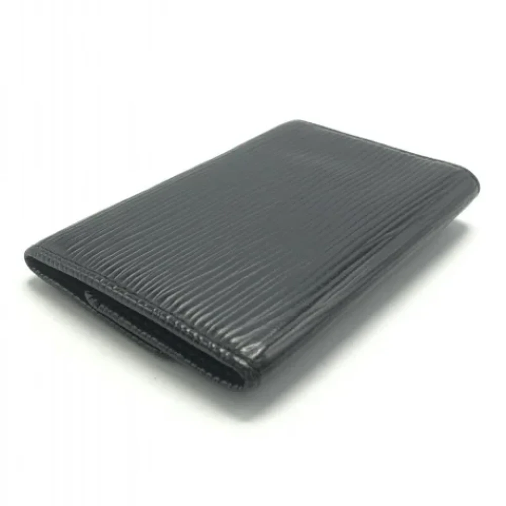 Louis Vuitton Vintage Pre-owned Leather key-holders Black Dames