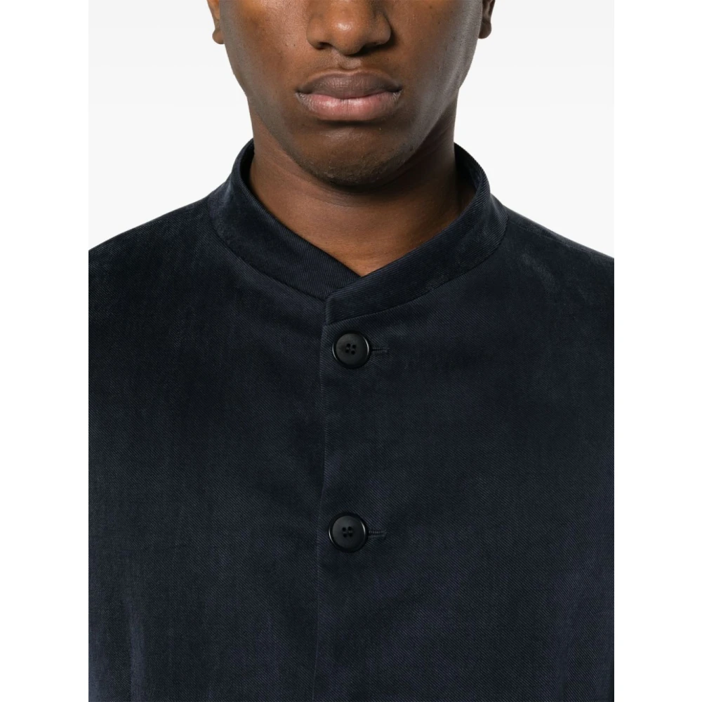 Giorgio Armani Blauw Navy Slim Fit Jas Blue Heren