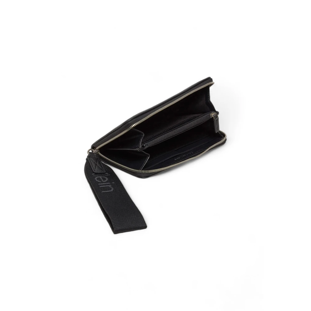 Calvin Klein Jeans Ritssluiting Portemonnee Herfst Winter Collectie Black Dames