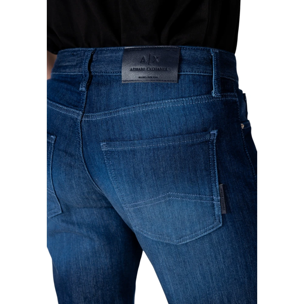 Armani Exchange Skinny en Super-Skinny Heren Jeans Collectie Blue Heren