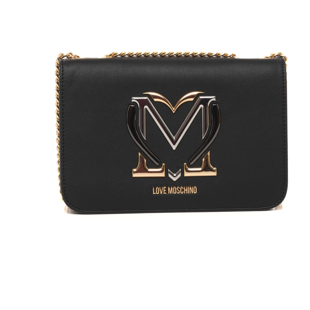 Love Moschino Schoudertas met verborgen sluiting Black Dames