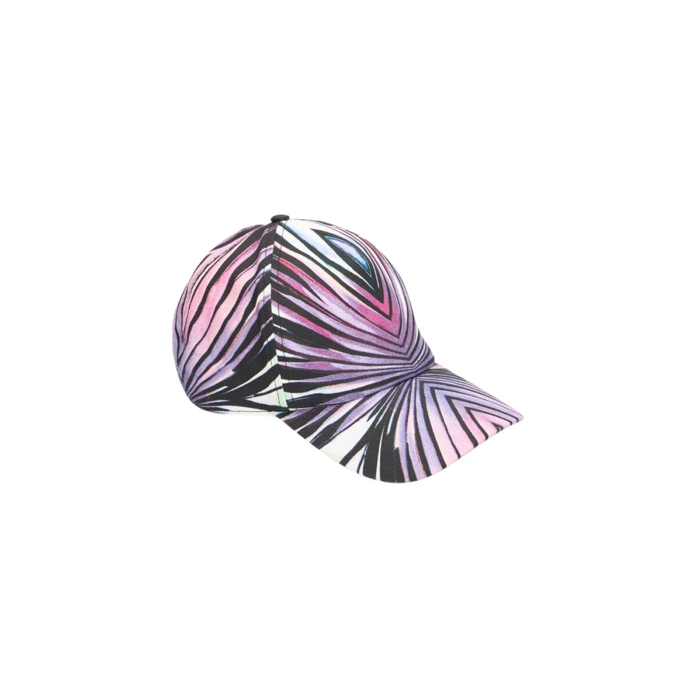 Roberto Cavalli Ray Of Paradise Print Hat - Female - Hats & Caps - Multicolor - One Size - Accessories