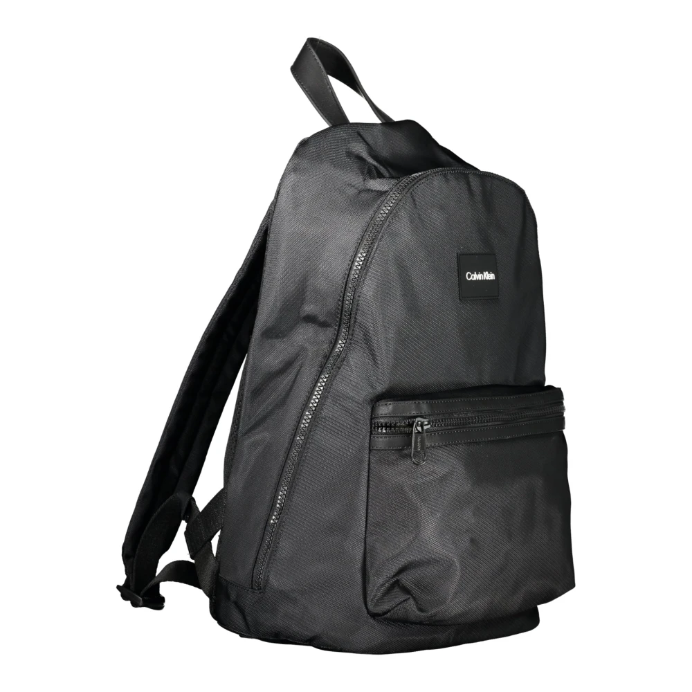 Calvin Klein Zwarte heren rugzak met laptopvak Black Heren