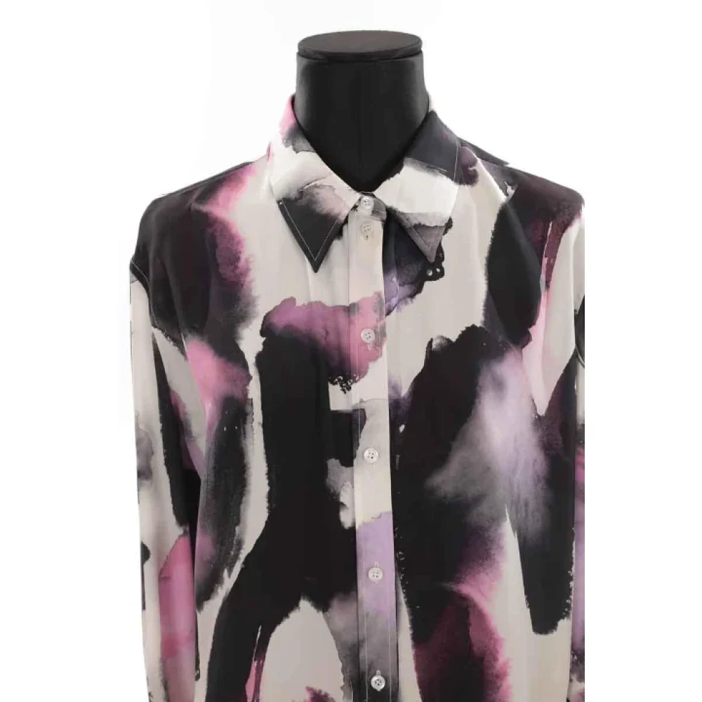 Alexander McQueen Pre-owned Silk tops Multicolor Dames