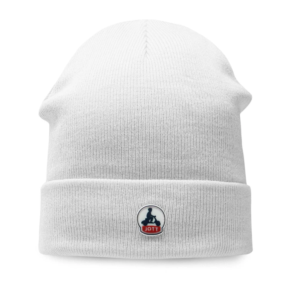 Jott Stijlvolle Beanie Muts voor Mannen White Dames