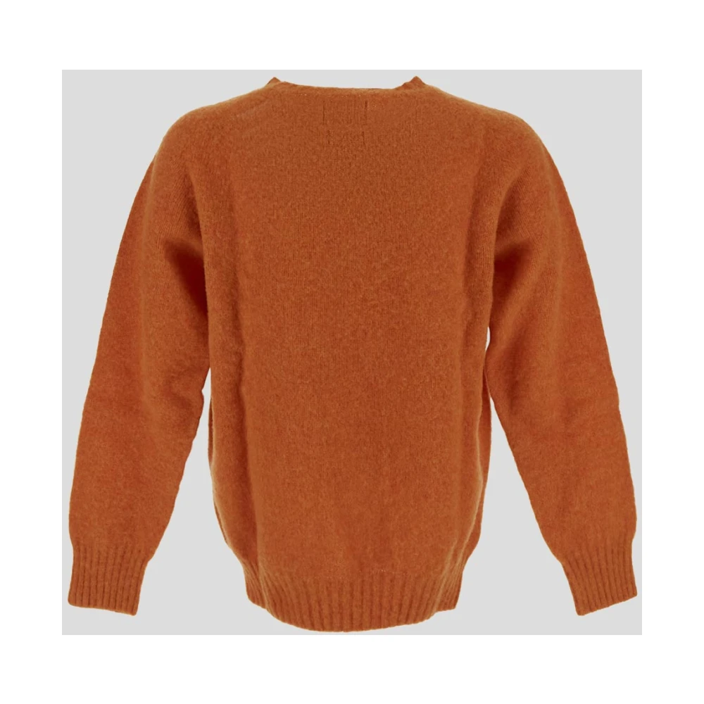 Howlin' Gezellige Wollen Trui Orange Heren