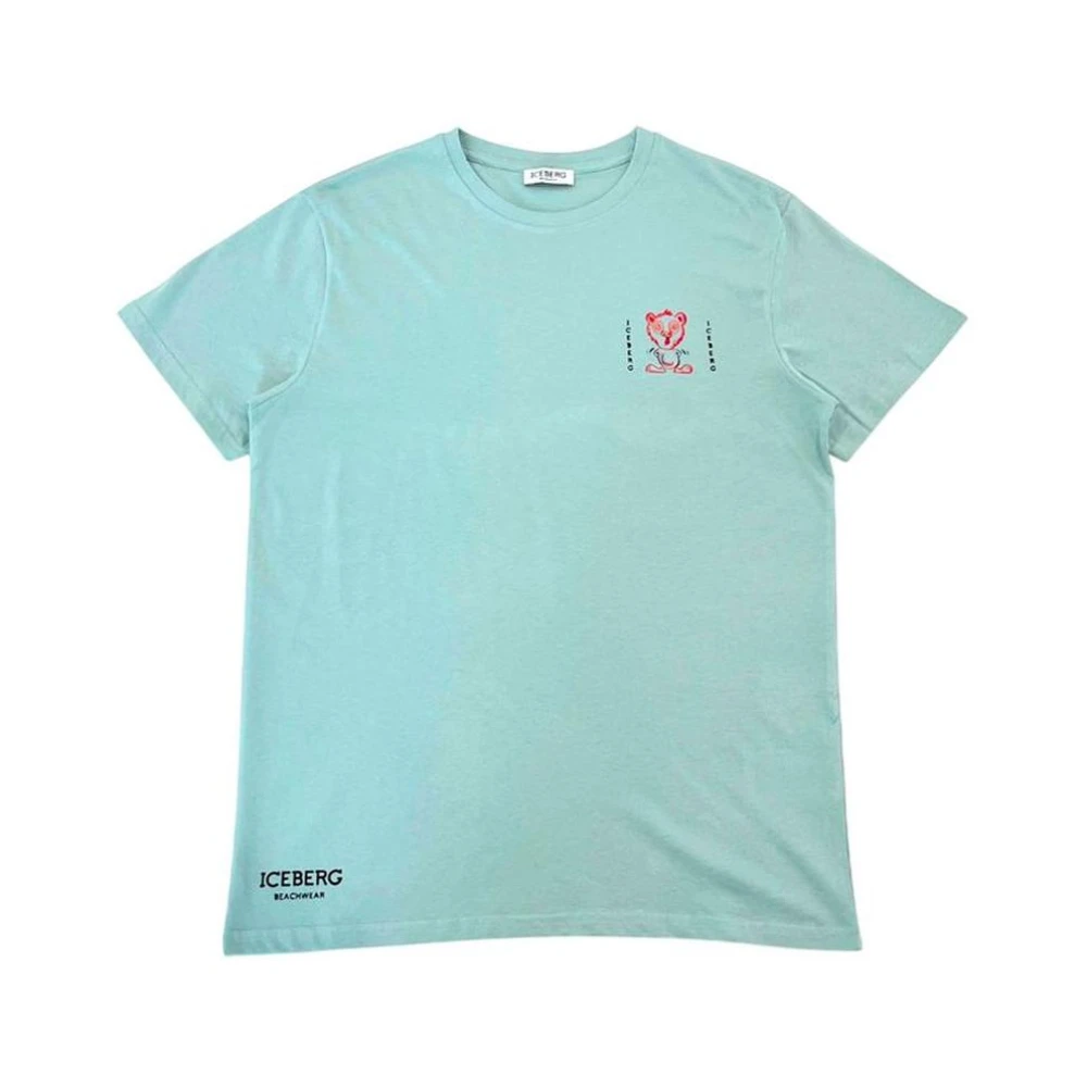 Iceberg - Tops > T-Shirts - Blue - Iceberg - Modalova