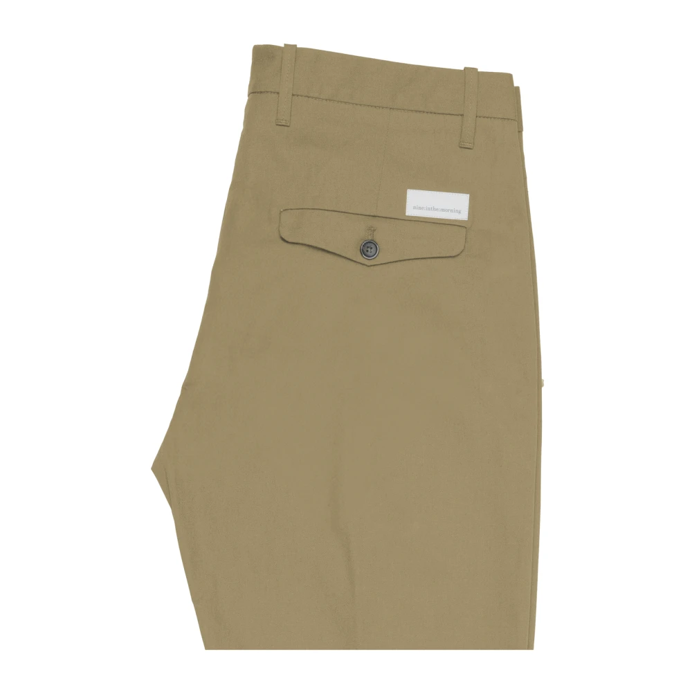 Nine In The Morning Relaxed fit katoenen chino broek Beige Heren