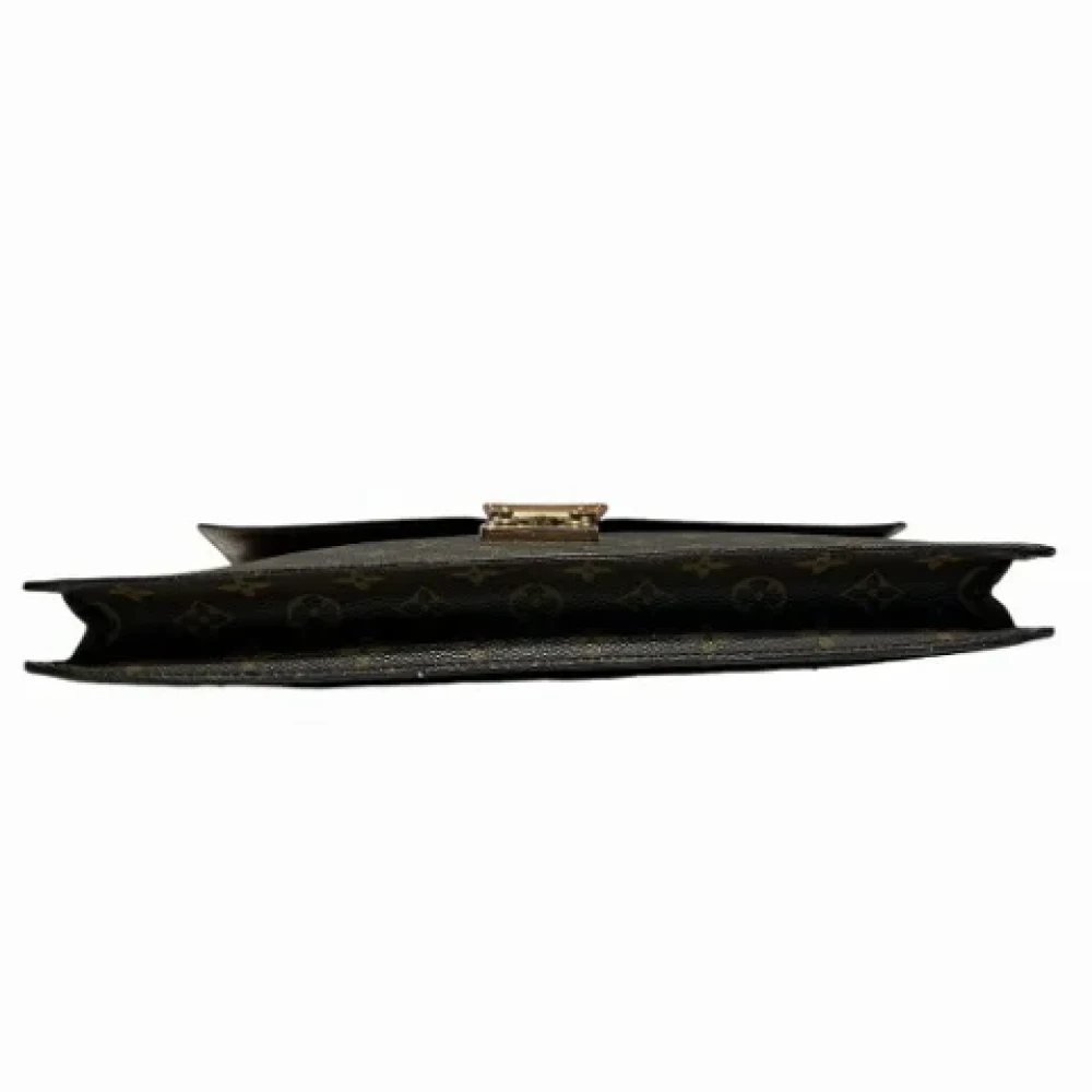 Louis Vuitton Vintage Pre-owned Canvas clutches Brown Dames