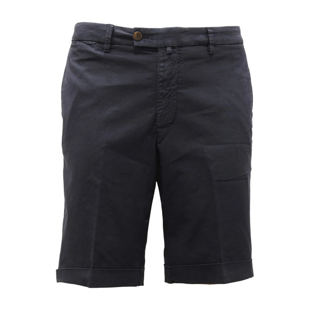 Briglia Blue Casual Shorts, Male, 3XL, Slim Bermuda Shorts Made In Italy