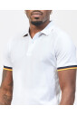 polo-stretch-en-coton-blanc